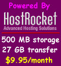 500MB 27GB Web Hosting - $9.95/Month